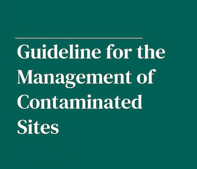 Guideline for the management of contaminated sites PDF document cover page