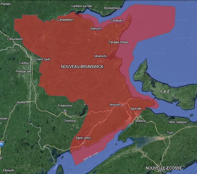 The Wolastoqey's map of their claim