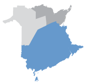 District Francophone Sud - Carte