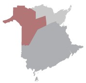District Francophone Nord-Ouest - Carte